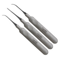 Feline Luxating Root Elevator Set of 3 with 1.8mm Tip Having Long Handle