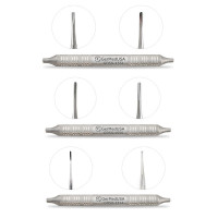 Dental Elevator Set of 3, Double Ended