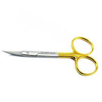 Iris Dental Gum Scissors 4 1/2" Curved, Tungsten Carbide