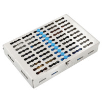Sterilization Tray for Winged Elevator Holds up to 6 Elevators 5 1/2" x 7" x 1 3/4"