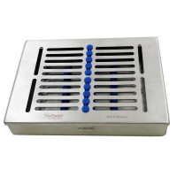 Sterilization Tray for Winged Elevator Holds up to 6 Elevators 5 1/2" x 7" x 1 3/4"