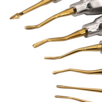 Luxating Elevator Set of 7 having Stubby Handle with Micro Serrated Tip