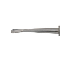 Luxating Elevator Curved Tip 4mm 4 1/2" Mini Handle