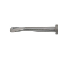 Luxating Elevator Curved Tip 6mm 4 1/2" Mini Handle