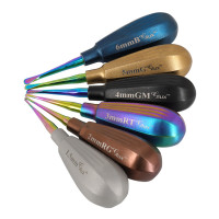GLux Luxating Color Coated Rainbow Shaft Set of 6
