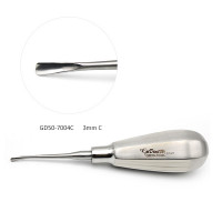Glux Luxating Curved Tip 3mm 5" Stubby Handle