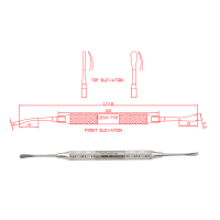 Freer Periosteal Elevator Double Ended Long Handle