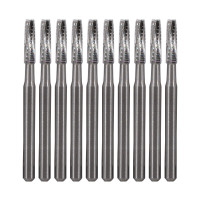 Dental Bur Xcut Fissure Taper 702L 19mm FG (Standard Length) - Pack of 10