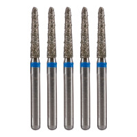 Dental Bur Diamond Taper - Med Grit - 19mm FG (Standard Length) - Pack of 5