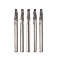 Dental Bur Round End Xcut Fissure Taper 1702 - 19mm FG (Standard Length) - Pack of 5