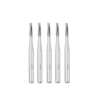 SS White FG #701 Taper Fissure Crosscut Carbide Bur, Pack Of 5 Burs