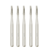 SS White FG #701 Taper Fissure Crosscut Carbide Bur, Pack Of 5 Burs