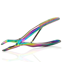 Rainbow Color Coated Dental Extracting Forceps