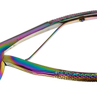 Rainbow Color Coated Dental Extracting Forceps Angled