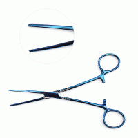 Rochester-Carmalt Forceps Straight 6 1/4 inch Color Coated