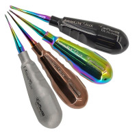 GLux Luxating Color Coated Extra Small Rainbow Shaft Set of 4 New Handle