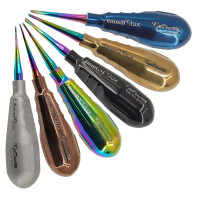 GLux Luxating Color Coated Extra Small Rainbow Shaft Set of 6 New Handle
