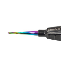 GLux Luxating Color Coated 4mm Gun Metal Extra Small Rainbow Shaft New Handle