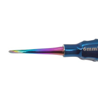 GLux Luxating Color Coated 6mm Blue Extra Small Rainbow Shaft New Handle