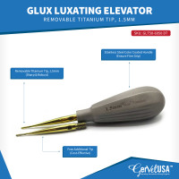 GLux Luxating Elevator Removable Titanium Tip - Color Coated