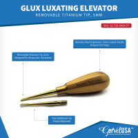 GLux Luxating Elevator Removable Titanium Tip - Color Coated