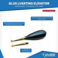 GLux Luxating Elevator Removable Titanium Tip - Color Coated