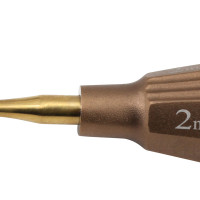 Luxating Winged WingLux Color Coated Titanium, 2mm Rose Gold