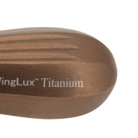 Luxating Winged WingLux Color Coated Titanium, 2mm Rose Gold