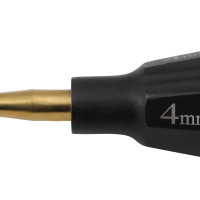 Luxating Winged WingLux Color Coated Titanium, 4mm Gun Metal
