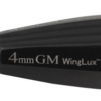 Luxating Winged WingLux Color Coated Titanium, 4mm Gun Metal