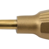 Luxating Winged WingLux Color Coated Titanium, 5mm Gold