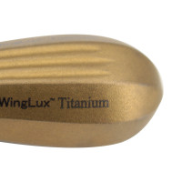 Luxating Winged WingLux Color Coated Titanium, 5mm Gold