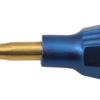 Luxating Winged WingLux Color Coated Titanium, 6mm Blue