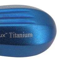 Luxating Winged WingLux Color Coated Titanium, 6mm Blue
