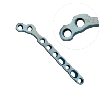 Hockey Locking Plates 58mm Length 9 Holes Left - Gray