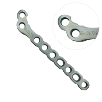 Hockey Locking Plates 77mm Length 9 Holes Left - Gray
