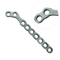 Hockey Locking Plates 77mm Length 9 Holes Right - Gray