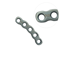 Curved Locking & Cortical Plates 30mm Length 7.8mm Width 5 Holes - Gray