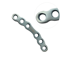 Curved Locking & Cortical Plates With Bar 40mm Length 8.6mm Width 6 Holes - Gray