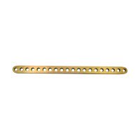 Non-Locking Plates 120mm Length 8.0mm Width 20 Holes 2.4mm Screws - Gold