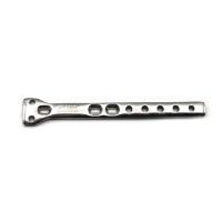 T Plate Locking 22mm Length 22mm Width 4mm Thickness Curved Head 8x2 Holes