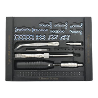 Small Bone Fracture Mini Plates Titanium 2.0mm Screws Locking Kit