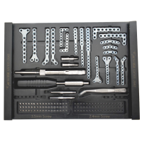 Small Bone Fracture Locking & Cortical Plates Titanium 2.4mm & 3.5mm Screws Kit