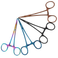 Halsted Mosquito Forceps 4 3/4 inch Straight, Color Coated