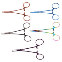 Halsted Mosquito Forceps 4 3/4", Color Coated, Curved