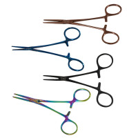 Kelly Hemostatic Forceps 5 1/2 inch Straight Color Coated