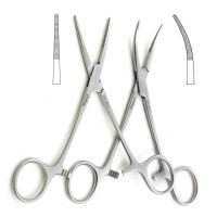 Kelly Hemostatic Forceps 5 1/2" Left Hand