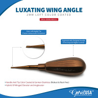 Luxating WingAngle Left Right Stainless Steel Color Coated