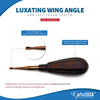 Luxating WingAngle Left Right Stainless Steel Color Coated