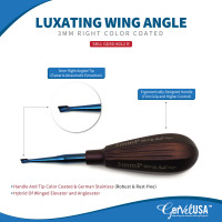 Luxating WingAngle Left Right Stainless Steel Color Coated